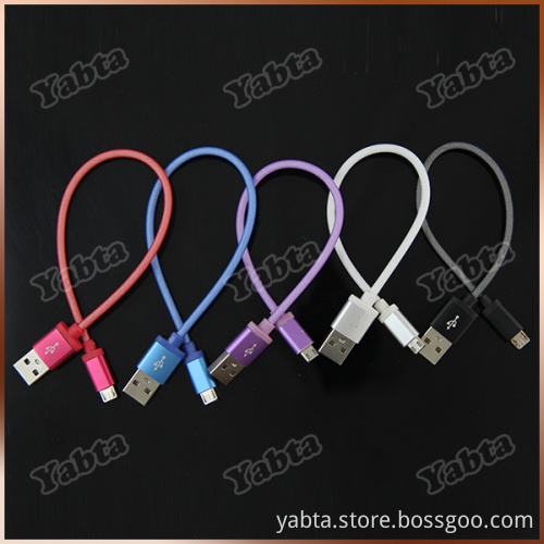 Mini short 20cm USB Charging & Sync Data Cable for Samsung/ HTC 5pin Micro USB Data Cable Line
